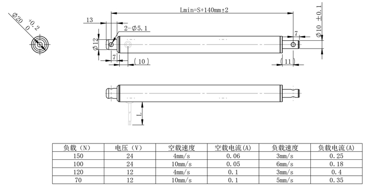 SD50直流电动推杆(图1)